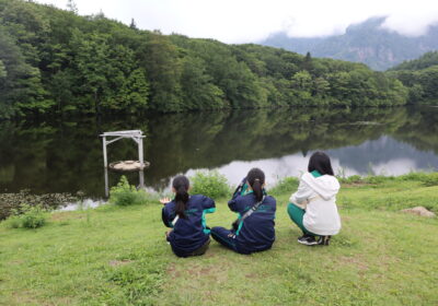 きれいな湖でしたね