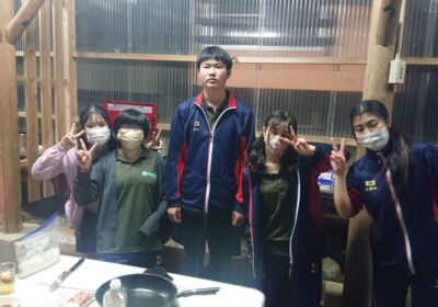 アヒージョ部隊！頑張って作りました！